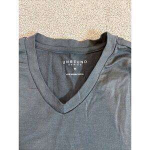 Unbound Merino Shirt Mens Medium Gray Merino Wool Crew Neck T-Shirt Tee Casual